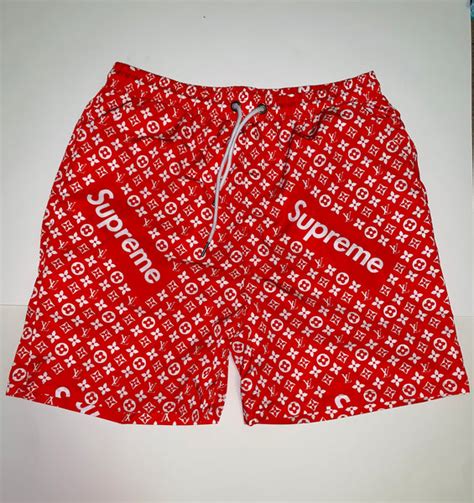 supreme x louis vuitton shorts